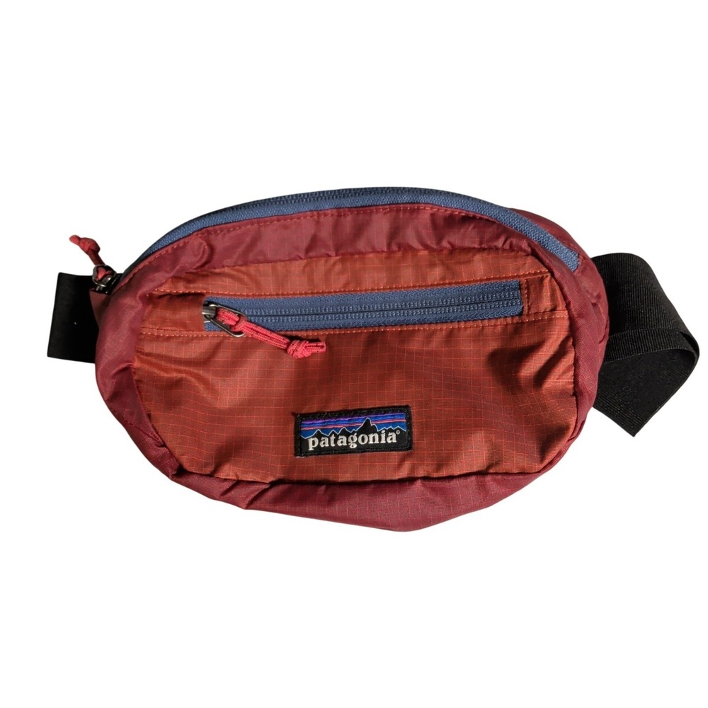 Patagonia Ultralight Black Hole Bag Mini Hip Pack Orange Gorpcore Hiking Outdoor